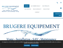 Tablet Screenshot of brugere-equipement.fr